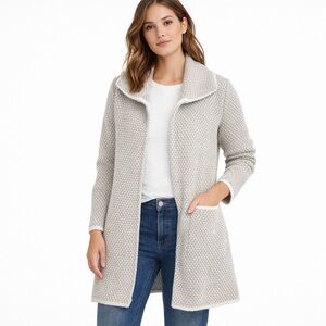 Le Maglie Di Sofia Italian Wool Blend Cardigan Size Medium